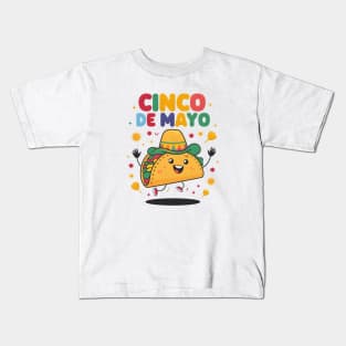 Cinco De Mayo Taco Dance Kids T-Shirt